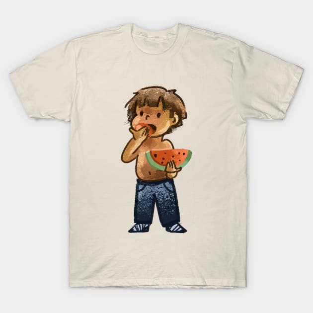 Watermelon T-Shirt by Guyshulia